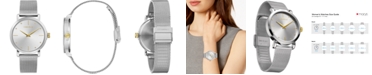 Caravelle Women's Stainless Steel Mesh Bracelet Watch 36mm